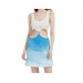 Net-Steals New for 2022, Velvet Cutout Dress - White and Blue